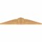 Ekena Millwork Portland Smooth Timber Gable Bracket, Western Red Cedar, 36"W x 7"H x 5 1/2"D x 5 1/2"F, 5/12 Pitch GBW036X07X0606POR00SWR - alternate 2